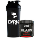 Creatina Pura 150g + Coqueteleira Preta 700ml Dark Lab