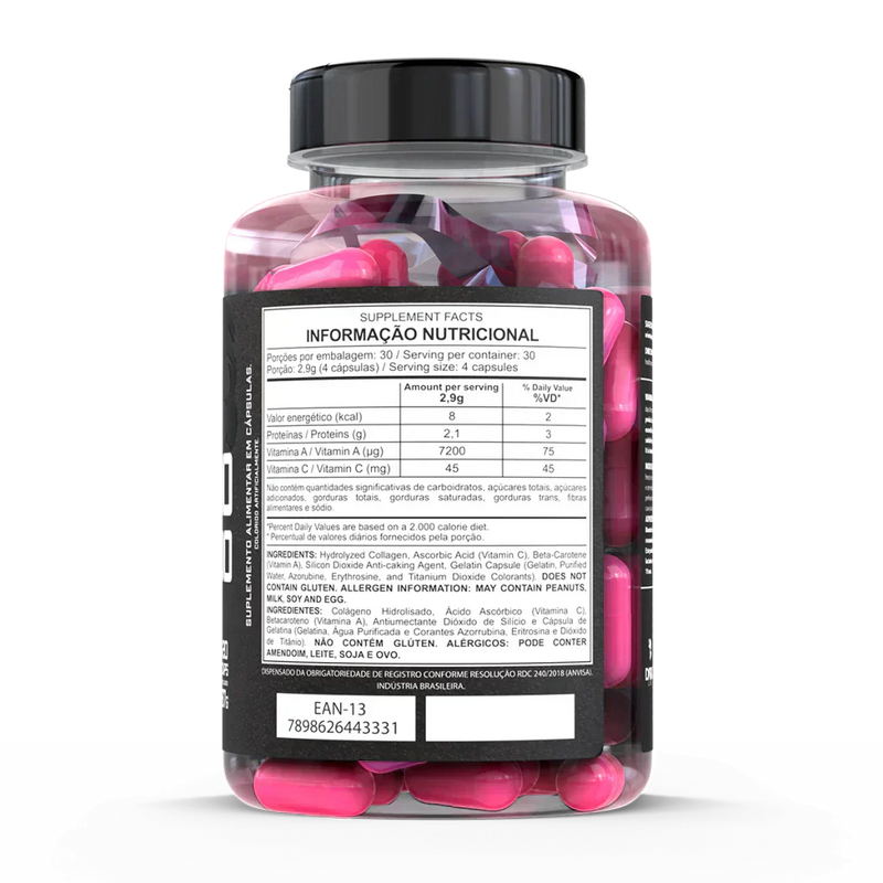 Kit 3 Colágeno Hidrolisado 120 Capsulas - Dark Lab