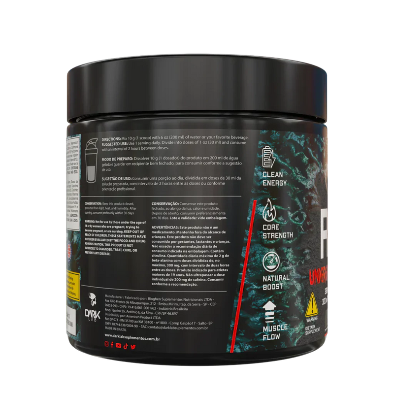 Raze underground Pre Workout 300g Dark Lab