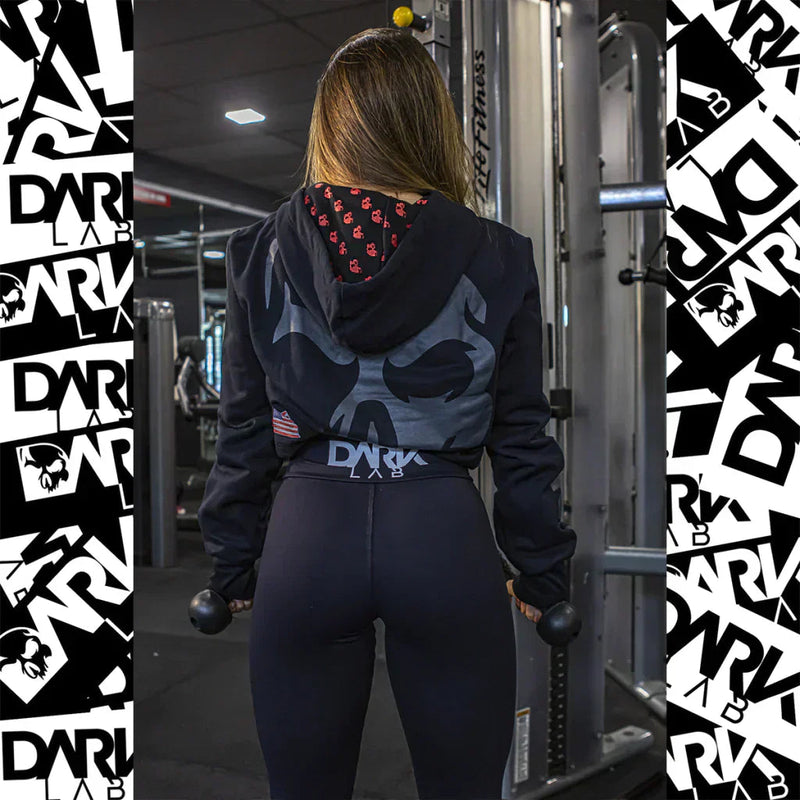 Moletom Cropped Feminino - Dark Lab