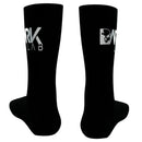 Pares De Meia Cano Alto Preta Dark Lab