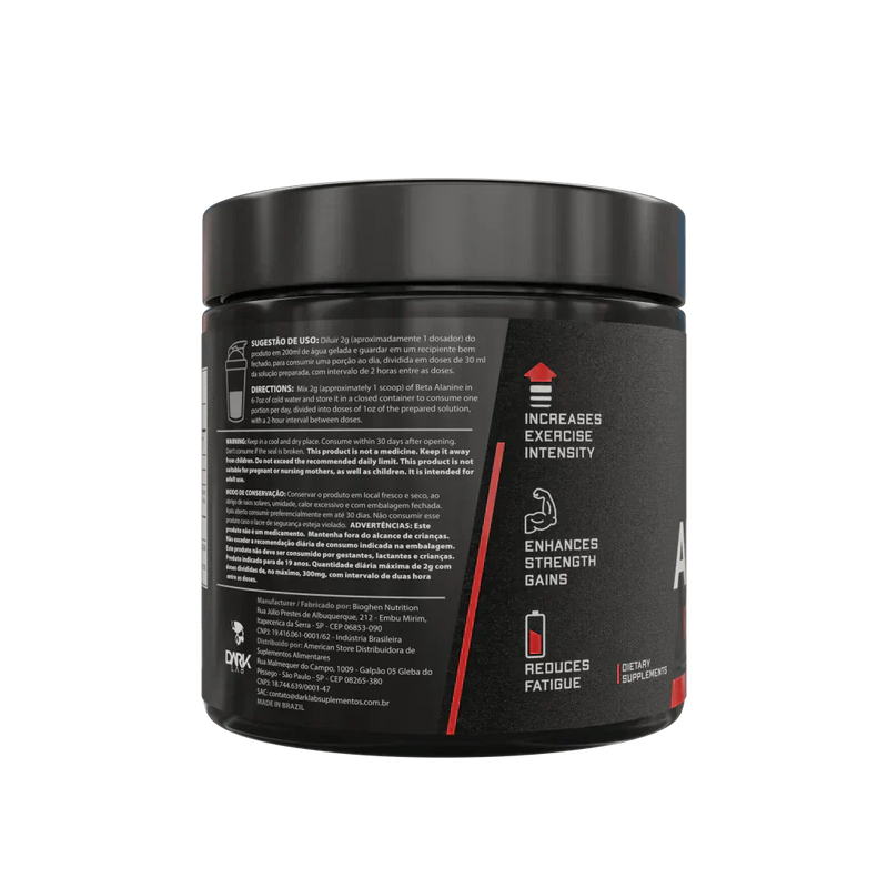 Beta Alanina 100% Pura 150g - Dark Lab